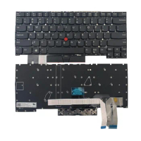 New Lenovo ThinkPad T490S T495 T495S E490S R490 L390 US Keyboard Non-backlit Wo/Frame 02HM424