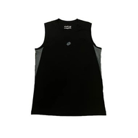 Kaos Pria Lotto Ermal Sleeveless Black (LOTSV250311B) Original S