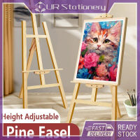 【Ready Stock】175cm Pine Wood Easel Stand Wood Easel Art Sketch Drawing Stand 木制画架 W23