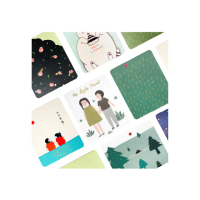【CLEAN 克林】插畫明信片(Kerkerland 雙面明信片 明信片 文創 文青 畢業卡 生日卡片 祝賀卡 慶生卡片)