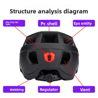 New Road Bike Cycling Helmet Men and Women Adult Outdoor Mountain Bike Bicycle Helmet Protective Gea