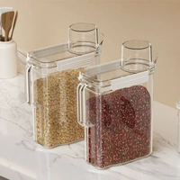 五穀雜糧收納盒廚房食物儲存罐糧食加厚家用防蟲蛀防潮密封小米桶