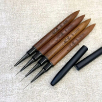 Cọ nét cán gỗ siêu mảnh Niao, Cọ vẽ nail chuyên dụng