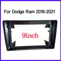 9inch 2din Car Radio Frame Fascia Adapter Android Radio Audio Dash Fitting Panel Kit For Dodge Ram 2019 car panel