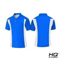Baju Polo Shirt Swiss Tech Golf Polyester DriFit Premium Quality HQ#27 M Blue