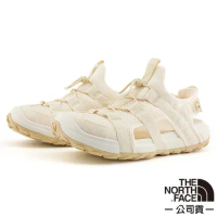 【The North Face】女 Explore Camp 機能抗菌水陸兩用護趾鞋.涼鞋/8ADQ-TOB 米白 N