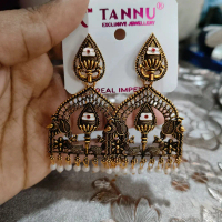 Vel Peacock Temple Design Jhumka