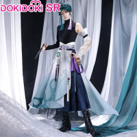 IN STOCK Xiao Doujin Cosplay Costume Game Genshin Impact Xiao Cosplay DokiDoki-SR Christmas Xiao Doujin Men Wig Cosplay