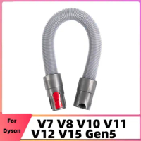 Flexible Extension Hose For Dyson V15 V12 V11 V10 V8 V7 Absolute Motorhead Trigger Cordless Vacuum Cleaner Accessories Parts