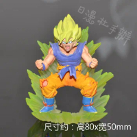 BANDAI Dragon Ball Action Figure Son Goku Transformation Scene Seven Star Big Egg MEGAHOUSE Model Decoration Toy