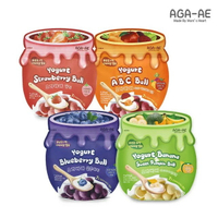 韓國 AGA-AE 益生菌寶寶優格球15g(草莓/藍莓/綜合ABC/香蕉南瓜)