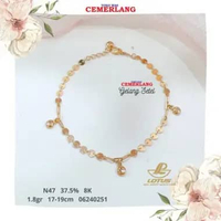 GELANG EMAS LOTUS 375 8K 17-19CM 1.8 06240251