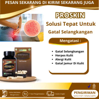Proskin Kapsul Obat Gatal Selangkangan, Obat Kurap, Obat Selangkangan Lecet, Obat Gatal Paha, Alergi