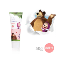 【oh care 歐克威爾】瑪莎與熊 兒童牙膏(水蜜桃) 50g