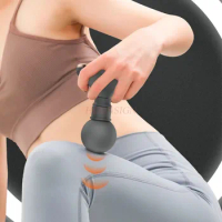 Electric Massage Gun Portable Mini Neck Back Massage Gun Deep Tissue Vibration Pain Relief Massager Fitness Muscle