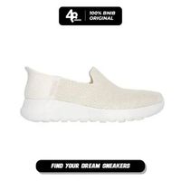 Sepatu Sneakers Wanita Skechers Slip ins Go Walk Joy (124641OWHT) Original 37.5