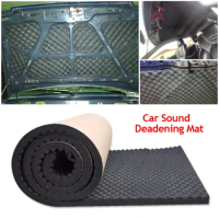 Sound Proofing Deadening Self Adhesive High Density Foam Cotton Egg Crate Car Hood Sound Proof Acoustic Insulation Mat