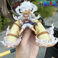 12cm Anime One Piece Nika Luffy Figure Gk Gear Fifth Demon Fruit Awakening Statue Pvc Action Figurine Collect Models Gift Toys