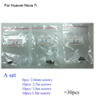 30PCS a set Silver Screw For Huawei Nova 7i mainboard motherboard Cover Screws Repair Parts For Huawei Nova 7 i