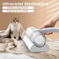Rechargeable bed pillow sofa uv led wireless handheld mites vacuum cleaner anti remove dust mite controllers