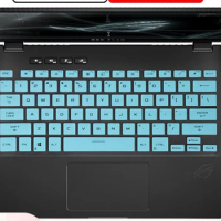 for ASUS ROG Flow X13 GV301QE GV301Q GV301RE GV301QH GV301 QH PV301 13 13.4" Silicone skin Protector laptop Keyboard Cover