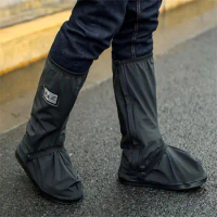 High-Quality Men's And Women's Rainproof And Waterproof Boots Cover Rubber Boots Reusable Shoe Cover Non-Slip Rain Boots