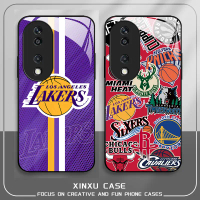 For Honor Play 8T Los Angeles Lakers LeBron James Stephen Curry Tempered glass phone case Golden Sta