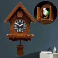 Cuckoo Children's Alarm Clock Cuckoo Alarm Clock Hourly Time Wall Clock Cuckoo Alarm Clock Bird Alarm Clock European Style