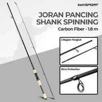 TaffSPORT Joran Pancing Shank Spinning Carbon Fiber - Menangkap Ikan Besar dengan Lebih Mudah, Styli
