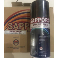 Sapporo spray PP Primer untuk dasar bahan plastik PP Saporo 300 cc