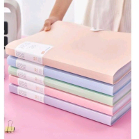 Display Book / Map file Dokumen A4 20/30/40 Halaman Warna Pastel Dokumen Keeper-rabbit Stationery