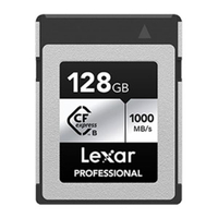 Lexar 雷克沙 Professional Cfexpress Type B Silver Series 128GB記憶卡