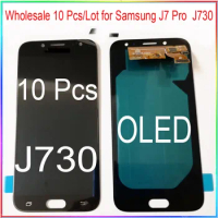 Wholesale 10 Pieces/Lot for Samsung J7 2017 J730 LCD Screen display with touch Digitizer assembly J7 Pro