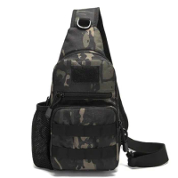 Outdoor Military Tactical Sling Sport Travel Multicam Black Chest Bag Shoulder Bag For Men Crossbody Bag Hiking Camping Backpack