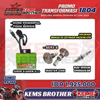 Paket ECU Juken 5 Dualband & Nokenas BRT untuk Sonic, GTR, CBR150 Facelift New Tanpa Busi
