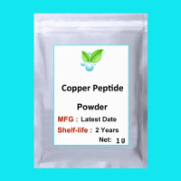 Copper Peptide Powder,GHK-Cu Glycyl-l-histidyl-l-lysine,Improve Skin Elasticity and Delay Aging,Cosmetic Grade Blue