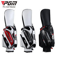 ถุงกอล์ฟ ขนาดใหญ่ กันน้ำ ใส่ไม้กอล์ฟได้เยอะ PGM รหัสสินค้า QB034 waterproof golf bag custom PU staff