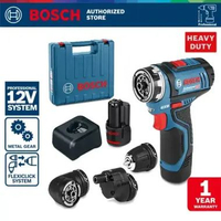 Bosch Cordless Drill Driver / Bor Obeng Baterai 12Volt GSR 12V-15FC