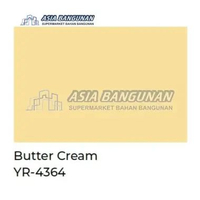 Mowilex Cendana Interior 5kg Cat Tembok Interior Anti Jamur (Warna Lengkap) Butter Cream YR-4364