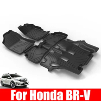 Car tpe Floor Mats For Honda BRV BR-V Trunk Mat Catpet Accessories