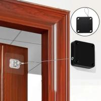 Automatic Sensor Closer Punch-free Adjustable Surface Stopper Automatically Close Door Bracket Closer Home Improvement