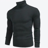 TURTLENECK PRIA LENGAN PANJANG KOREAN STYLE KUALITAS PREMIUM Baju Cowok Knitwear Kerah Sweater Tebal