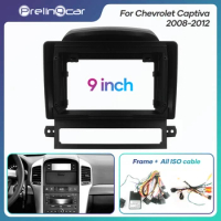 1Din 2Din Car DVD Navigation Radio Fascia Frame For Chevrolet Captiva 2008-2012 Stereo Receiver Player Panel Dash Trim Kits