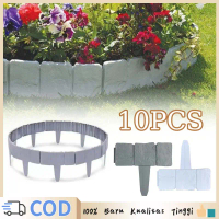 10pcs Pagar Plastik Taman Pagar Rumah Murah Taman Shabby Chic Pagar