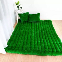 SKY - Kasur Bulu Rafsur Gender Premium Super Empuk Anti Kempes/Free 2 Bantal/Kasur Lantai Bulu Murah