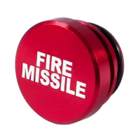 12V Universal Fire Missile Eject Button Car Cigarette Lighter Cover Accessories Car Engine Start Stop Push Button for Car Truck