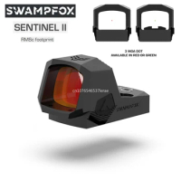 Swampfox SENTINEL II 1x20 3 MOA Red Dot Sight RMSc Footprint Shake Awake for Glock SIG Sauer Smith &amp; Wesson M&amp;P Shield Handguns