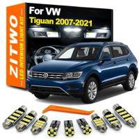 ZITWO Car LED Bulb Interior Light Kit Parts For VW Volkswagen Tiguan 5N AD1 AX1 MK1 MK2 2007- 2016 2017 2018 2019 2020 2021 2022