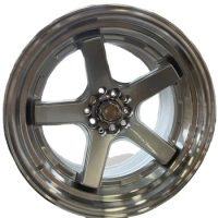 MGI factory supply cheapest 17 inch 5/6 holes aluminum alloy mag car wheels rims for wholesale