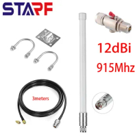 For RAK Nebra Bobcat Helium Hotspot Miner 12dBi Antenna Kit 868Mhz 915Mhz Indoors Outdoors With 10FT Cable Indoors Outdoors